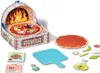 A toy pizza-making set with a play oven and various pizza toppings. Produktbild-Vorschau