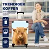 MuchoWow® Koffer Handgepäck Trolley Rollkoffer Kleine Produktbild-Vorschau 2
