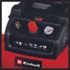 Close-up of the control panel of a red and black air compressor. Anteprima dell’immagine prodotto
