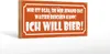 Holzschild Spruch 27x10cm egal ob mir Wasser ich will Bier Produktbild-Vorschau 2