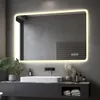 60×120cm LED Badezimmerspiegel mit Milchglasrand & Produktbild-Vorschau 3