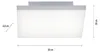 Plafonnier LED Paul Neuhaus FRAMELESS avec variation de Voir les images du produit 7
