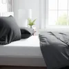 Mikrofaser Seersucker Bettwäsche Set 240x220 cm und Kissen Produktbild-Vorschau 3