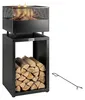 Outsunny Feuerschale 39 x 39 x 87 cm Feuerstelle mit Produktbild-Vorschau 1