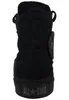 The back view of a black Converse Chuck Taylor All-Star high-top sneaker. Produktbild-Vorschau
