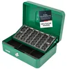 HMF Geldkassettemit zwei Schlüssel, 25 x 18 x 9 cm, Grün Produktbild-Vorschau 1