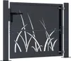 vidaXL Gartentor Anthrazit 100x75 cm Stahl Gras-Design Produktbild-Vorschau 4