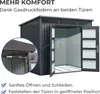 osoltus Metall Gerätehaus Geräteschuppen Pultdach Skylight  Produktbild-Vorschau 4