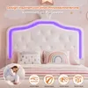 Letto UnboxG 140x200 cm, bianco – Letto a baldacchino in Anteprima dell’immagine prodotto 9