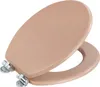 WENKO WC-Sitz Cuero Beige, Toiletten-Sitz in Lederoptik aus Produktbild-Vorschau 3