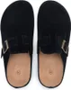 Damen Wildleder Hausschuhe Slippers Klassische Pantoffeln Produktbild-Vorschau 3
