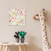 MuchoWow® Poster Blumen - Farben - Muster 30x30 cm - Produktbild-Vorschau 7