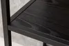 Industrial Bücherregal SLIM LINE 185cm Esche schwarz sechs Produktbild-Vorschau 4