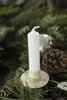 LS-LebenStil Metall Stabkerzenhalter Pastell Creme 12cm Produktbild-Vorschau 4