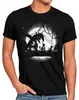 BaumwolleCloud Fire Evolution Herren T-Shirt monster game Produktbild-Vorschau 1