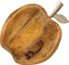 Noor Living Holz Teller Apfel Dekoration Produktbild-Vorschau 2