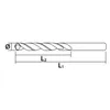 Punta per metallo GRAPHITE HSS-CNC, 124° DIN 338 diametro Anteprima dell’immagine prodotto 3