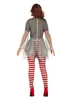 Sassy Clown Damen Kostüm für Erwachsene an Halloween und Produktbild-Vorschau 2