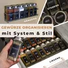 comforder Gewürzgläser Set (25 Stück), Gewürz Organizer mit Produktbild-Vorschau 4