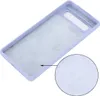 The inside of a light purple phone case with a soft lining is shown. Produktbild-Vorschau
