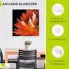 ARTland Wandbild Alu für Innen & Outdoor Rote Dahlie Größe: Produktbild-Vorschau 3