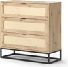 Komoda Vicco Natal Hnedá 92 x 92.5 cm s 3x zásuvkami, Model Náhľad obrázku produktu 1