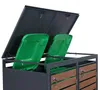Mülltonnenbox Müllbox Mülltonnenverkleidung 2 Türen Produktbild-Vorschau 8