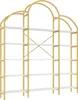 MODFU Vitrine Ouverte avec Cadre en Métal Doré et 5 Niveaux Voir les images du produit 7