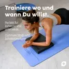 Premium Naturkautschuk Yogamatte Rutschfest 183 x 65 cm Produktbild-Vorschau 2