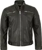 Bruno Banani - Herren Lederjacke Kapuze Lammnappa schwarz : Produktbild-Vorschau 3