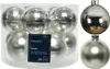 Weihnachtskugeln Glas 6cm x 10 Stück - Silber Produktbild-Vorschau 7
