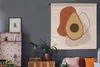 MuchoWow® Wandteppich Wandbehang Sommer - Avocado - Pastell Produktbild-Vorschau 5