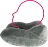 Nackenkissen 33x31x15cm - grau Produktbild-Vorschau 3