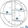 EUGAD rundes Wandregal, mit 3 Ablagen, Durchmesser 40 cm, Produktbild-Vorschau 7
