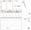 Agenda magnetica per il frigorifero - calendario e tabella Anteprima dell’immagine prodotto 1