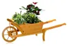 Jardin Brouette à plantes Brouette en bois Brouette à Voir les images du produit 1