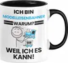 Modelleisenbahner Geschenk Tasse Lustiger Spruch Ich Bin Produktbild-Vorschau 1