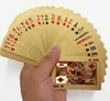 Goldene Spielkarten Pokerkarten Kunststoff wasserdicht 54 Produktbild-Vorschau 5