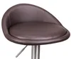 FineBuy Barhocker Edelstahl Braun höhenverstellbare Produktbild-Vorschau 4