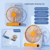 ZELURXX Ultradünner faltbarer USB-Tischventilator, leise Produktbild-Vorschau 2