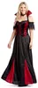 Traje de vampira seductora para mujer, color  y rojo, talla Vista previa de la imagen del producto 4