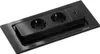 EVOline® Backflip schwarz Einbau-Steckdosenelement, Produktbild-Vorschau 3
