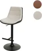 A bar stool is shown against a white background, with two color swatches to the right. Produktbild-Vorschau