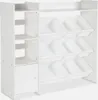 A white toy storage unit with multiple bins and shelves. Produktbild-Vorschau