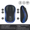 Kabellose optische Maus LOGITECH M185, USB, Blau/Schwarz Produktbild-Vorschau 10