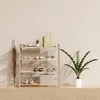 4-stöckiges Schuhregal – 65 x 20 x 68 cm – Schuhschrank aus Produktbild-Vorschau 4