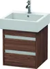 Waschtischunterbau KETHO 440x450x410mm nussbaum dunkel Produktbild-Vorschau 1