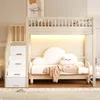 Flieks Etagenbett 140x200cm mit Stauraumtreppe, Kinderbett Produktbild-Vorschau 3