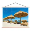MuchoWow® Textilposter Strandkorb - Strand - Sonnenschirm - Produktbild-Vorschau 1