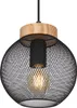 Globo Lighting Hängeleuchte Metall schwarz matt, 1x E27 Produktbild-Vorschau 2
